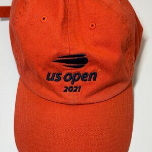 2021 US Open Tennis Championship Orange Baseball Cap Hat 47 Brand OSFA